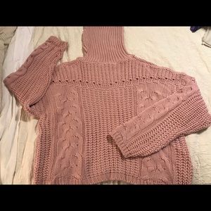 Dusty Rose Sweater from In The Style